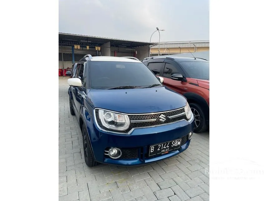 Jual Mobil Suzuki Ignis 2017 GX 1.2 di Banten Automatic Hatchback Biru Rp 120.000.000