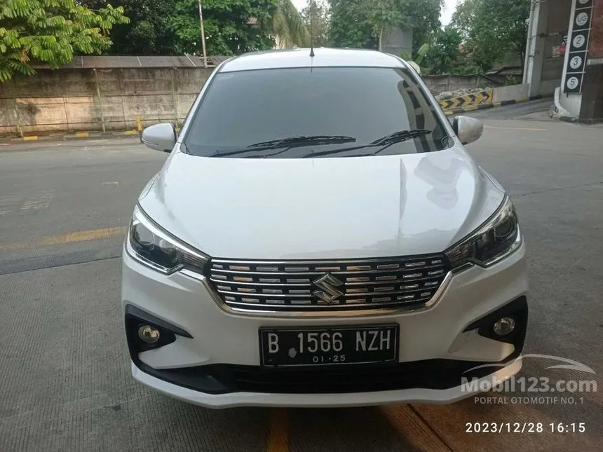 Jual Mobil Suzuki Ertiga 2019 GX 1.5 di Banten Automatic MPV Putih Rp 175.000.000