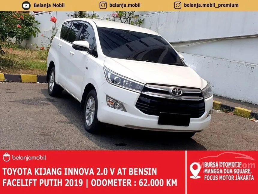 Jual Mobil Toyota Kijang Innova 2019 V 2.0 di Jawa Barat Automatic MPV Putih Rp 275.000.000