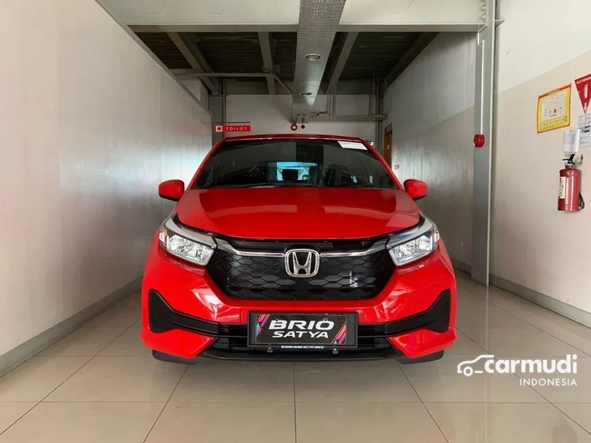 Jual Mobil Honda Brio 2024 Satya E 1.2 di DKI Jakarta Automatic Hatchback Merah Rp 177.000.000