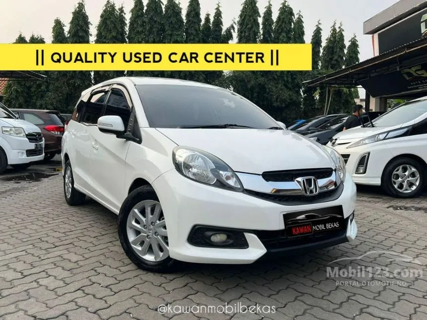 Jual Mobil Honda Mobilio 2015 E 1.5 di Banten Automatic MPV Putih Rp 115.000.000