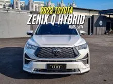 2023 Toyota Kijang Innova Zenix 2.0 Q HV TSS Modellista (Premium Color) MPV White on Black Hybrid Modelista Putih