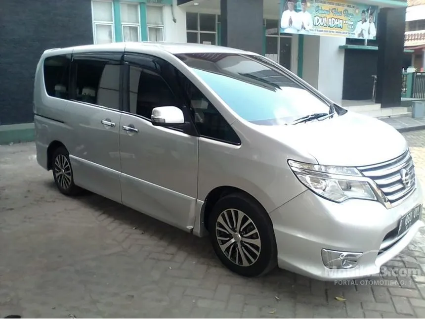 Jual Mobil Nissan Serena 2015 Highway Star 2.0 di Banten Automatic MPV Silver Rp 170.000.000
