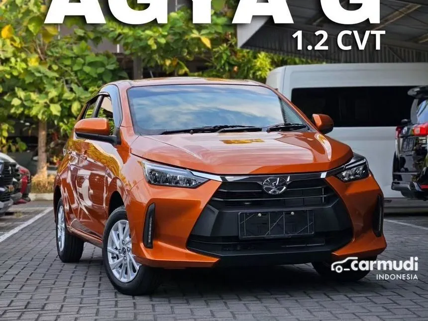 Jual Mobil Toyota Agya 2025 G 1.2 di Jawa Barat Automatic Hatchback Orange Rp 135.000.000