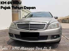 2010 Mercedes Benz C200 1.8 Classic, KM 64Rb, Perorangan, Pajak Tahun Depan,