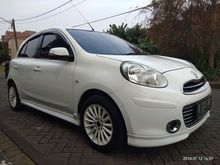Nissan march xs 2011 a/t responsif tv dvd mp3 tdk kcw jual kontan
