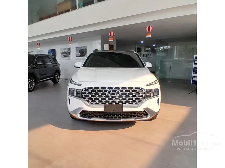 Jual Mobil Hyundai Santa Fe 2024 Signature 2.5 di Banten Automatic SUV Putih Rp 615.000.000