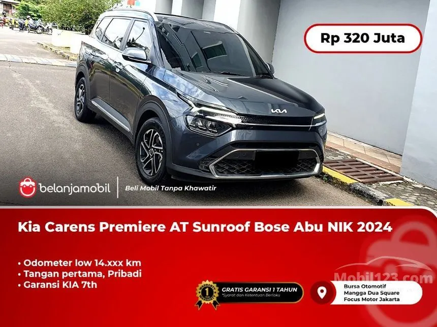 Jual Mobil KIA Carens 2024 Premiere 7 Seater 1.5 di DKI Jakarta Automatic MPV Hitam Rp 320.000.000