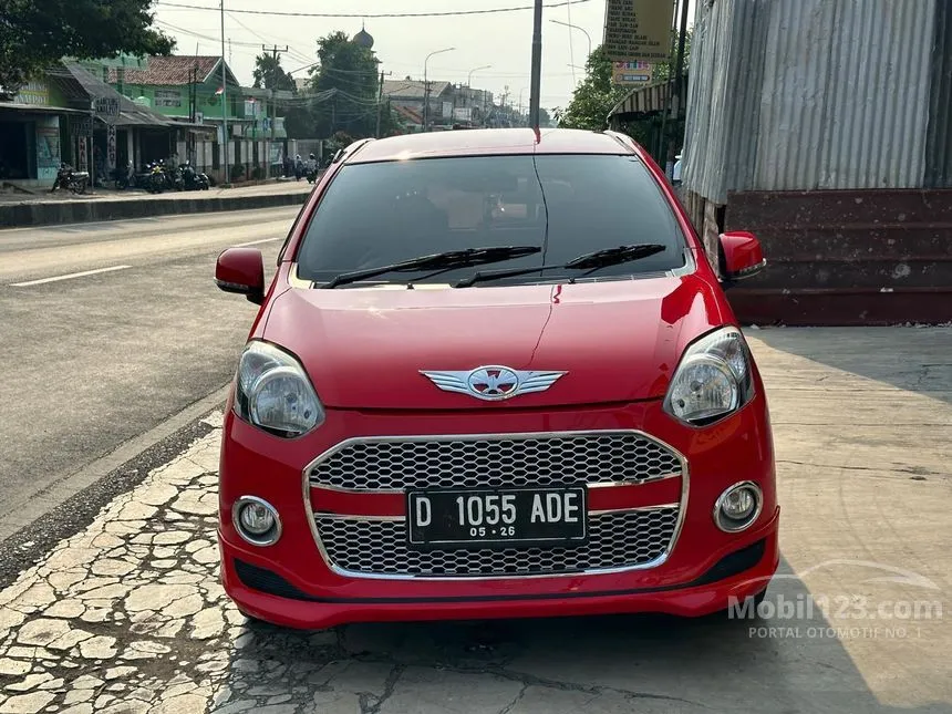 Jual Mobil Daihatsu Ayla 2015 X 1.0 di Jawa Barat Manual Hatchback Merah Rp 90.000.000