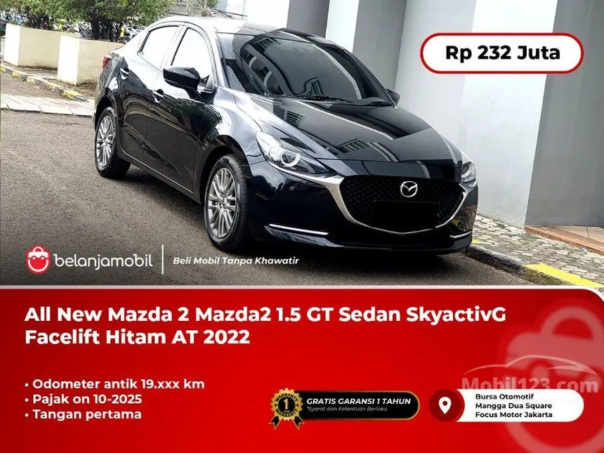 Jual Mobil Mazda 2 2022 1.5 di DKI Jakarta Automatic Sedan Hitam Rp 229.000.000