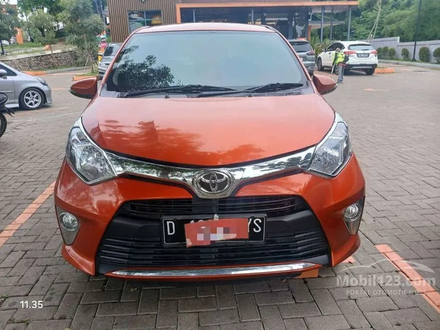 Jual Mobil Toyota Calya 2016 G 1.2 di Jawa Barat Automatic MPV Orange Rp 100.000.000