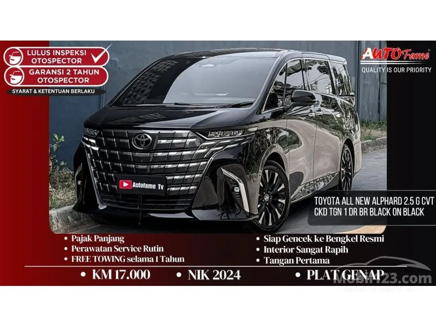 2024 Toyota Alphard G (Premium Color) MPV