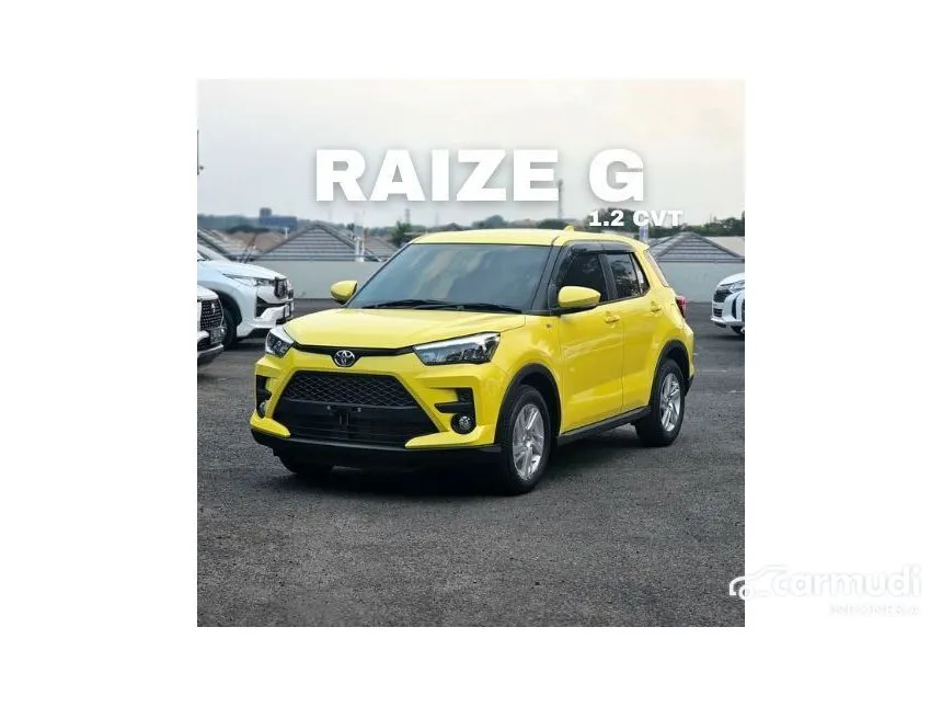 Jual Mobil Toyota Raize 2025 G (1 Tone) 1.2 di Jawa Barat Automatic SUV Kuning Rp 234.100.000