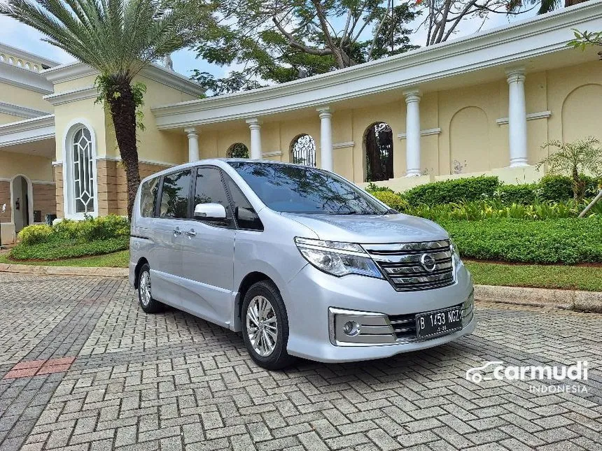 Jual Mobil Nissan Serena 2017 Highway Star Autech 2.0 di Banten Automatic MPV Silver Rp 189.000.000