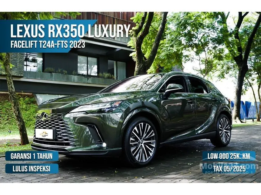 Jual Mobil Lexus RX350h 2023 Luxury 2.5 di Banten Automatic Wagon Hijau Rp 1.230.000.000