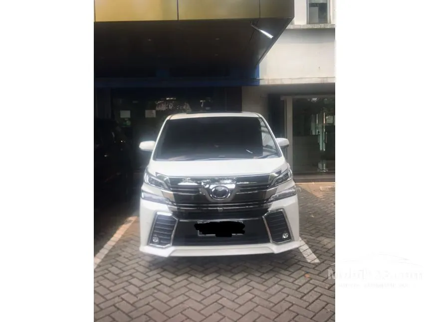 Jual Mobil Toyota Vellfire 2016 ZG 2.5 di DKI Jakarta Automatic Van Wagon Putih Rp 725.000.000
