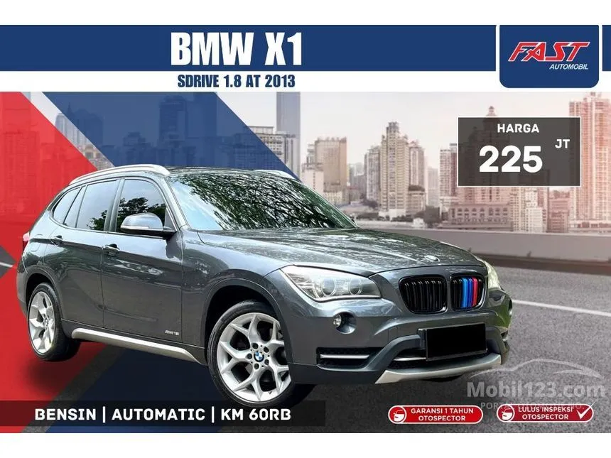 Jual Mobil BMW X1 2013 sDrive18i xLine 2.0 di DKI Jakarta Automatic SUV Abu