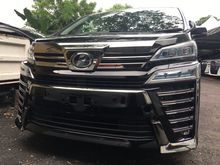 2018 Toyota Vellfire 2.5 ZA 8 SEATER BLACK INTERIOR TWO PDOOR LANE ASSIST UNREGISTER