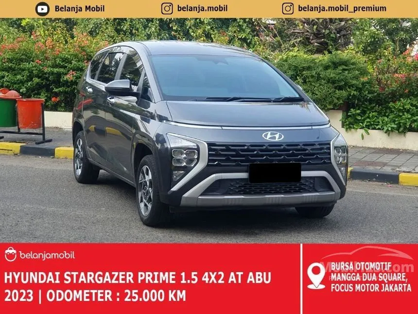Jual Mobil Hyundai Stargazer 2023 Prime 1.5 di DKI Jakarta Automatic MPV Abu
