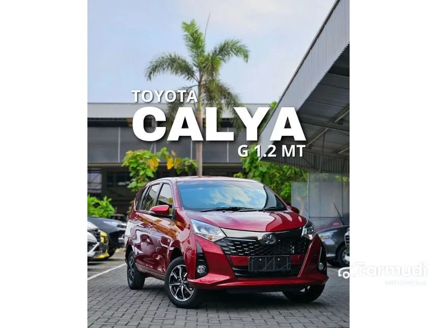 Jual Mobil Toyota Calya 2024 G 1.2 di Banten Manual MPV Merah Rp 167.400.000