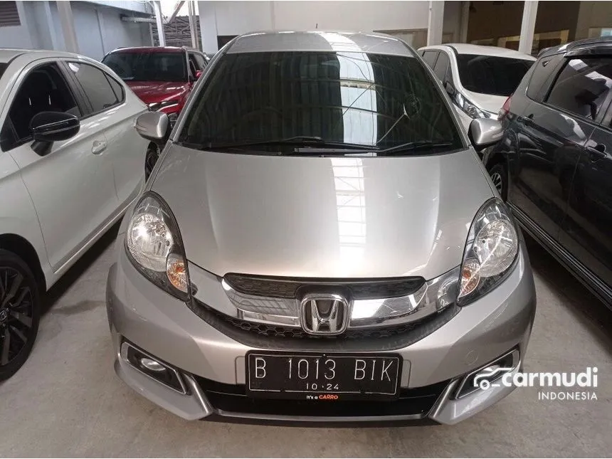 Jual Mobil Honda Mobilio 2014 E Prestige 1.5 di Banten Automatic MPV Silver Rp 127.000.000