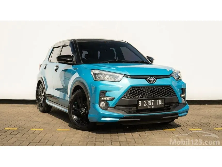 Jual Mobil Toyota Raize 2021 GR Sport TSS 1.0 di Banten Automatic Wagon Biru Rp 219.000.000