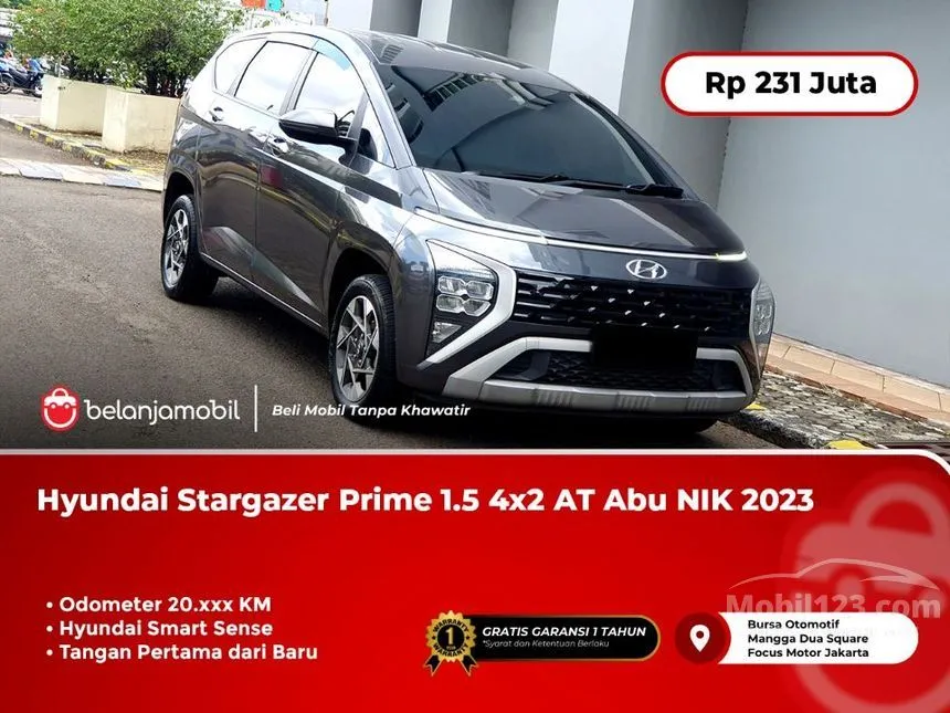 Jual Mobil Hyundai Stargazer 2023 Prime 1.5 di Jawa Barat Automatic Wagon Abu
