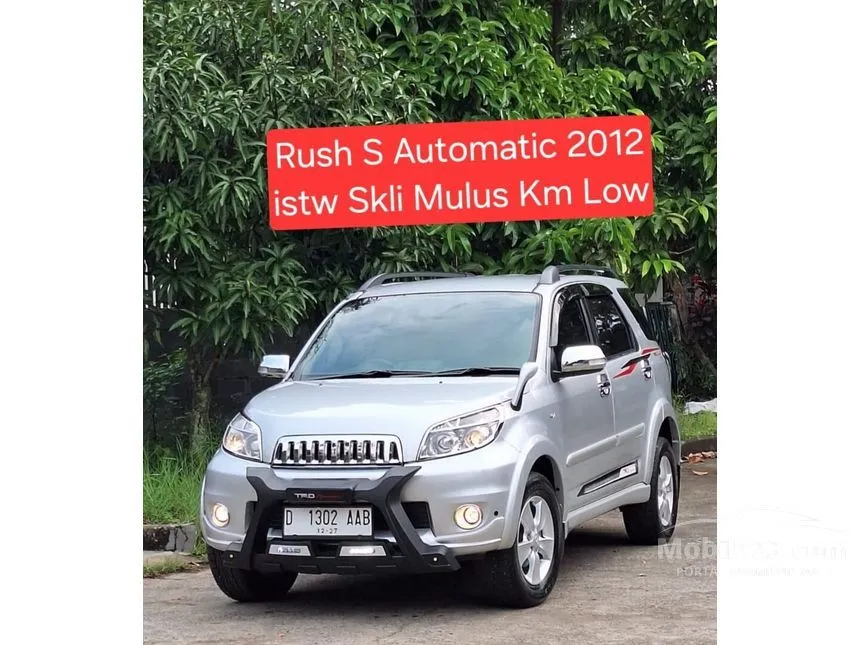Jual Mobil Toyota Rush 2012 S 1.5 di Jawa Barat Automatic SUV Silver Rp 139.000.000