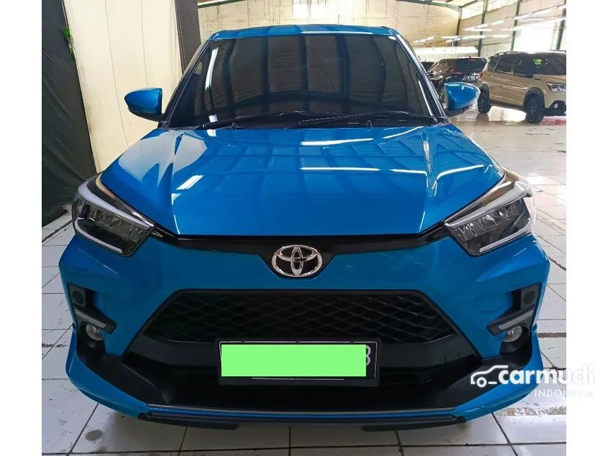 Jual Mobil Toyota Raize 2021 GR Sport 1.0 di Banten Automatic Wagon Biru Rp 205.000.000