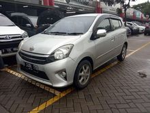 Toyota Agya 1.0 G At matic 2014 Silver Rawatan Rapi Siap Pakai Harga Cash 73jt saja