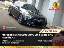 2022 Mercedes-Benz E300 2.0 AMG Line Sedan W213 CKD Facelift AT Hitam NIK 2022 [ LOW KM ]