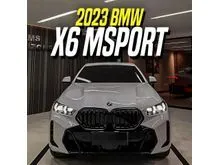 2023 BMW X6 3.0 xDrive40i M Sport Pro SUV White on Red Black xDrive Msport Putih