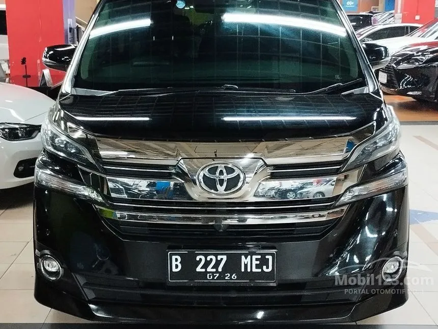 Jual Mobil Toyota Vellfire 2016 G 2.5 di DKI Jakarta Automatic Van Wagon Hitam Rp 590.000.000