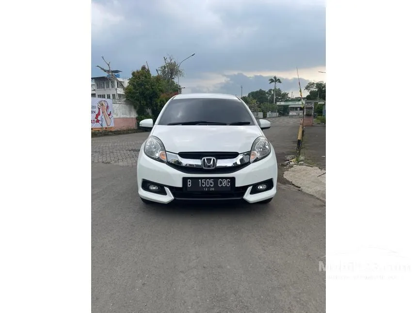 Jual Mobil Honda Mobilio 2016 E 1.5 di Banten Automatic MPV Putih Rp 125.000.000