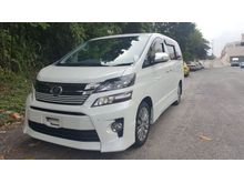 2014 Toyota Vellfire 2.4 GOLDEN EYE II FULL SPEC WITH ALCANTARA SUNROOF POWERBOOT
