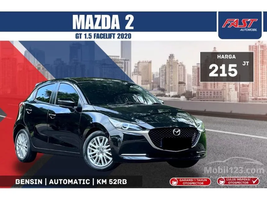 Jual Mobil Mazda 2 2020 GT 1.5 di DKI Jakarta Automatic Hatchback Hitam Rp 215.000.000