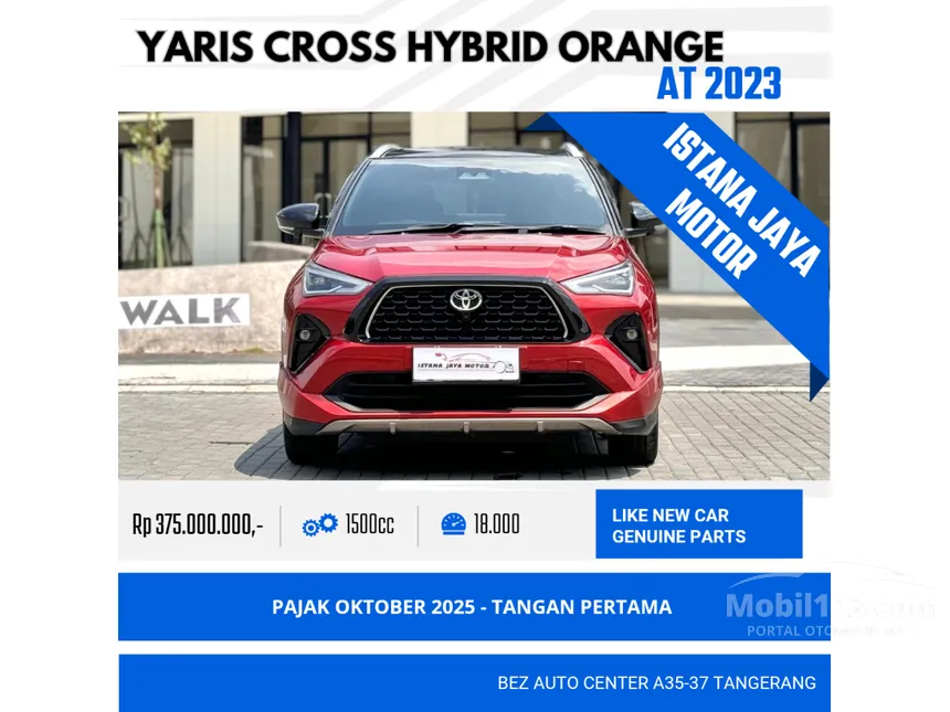 Jual Mobil Toyota Yaris Cross 2023 S HEV 1.5 di DKI Jakarta Automatic Wagon Orange Rp 350.000.000