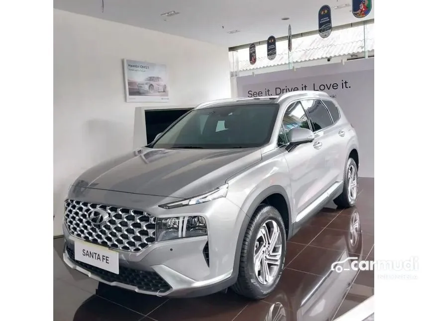 Jual Mobil Hyundai Santa Fe 2024 Signature 2.5 di DKI Jakarta Automatic SUV Silver Rp 656.000.000