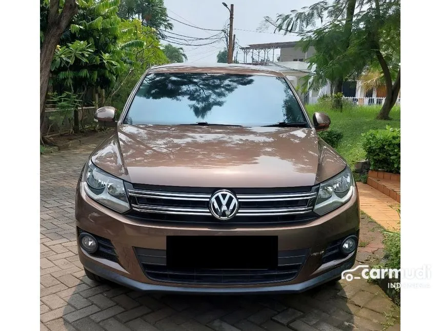 Jual Mobil Volkswagen Tiguan 2015 TSI Standard 1.4 di DKI Jakarta Automatic SUV Coklat Rp 133.000.000