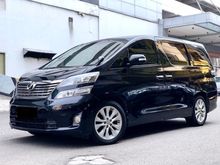 2010 Toyota Vellfire 2.4 V Van Wagon