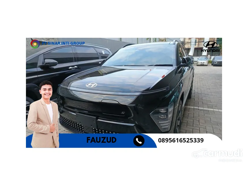 Jual Mobil Hyundai Kona 2024 Signature Long Range di Jawa Barat Automatic SUV Hitam Rp 575.000.000