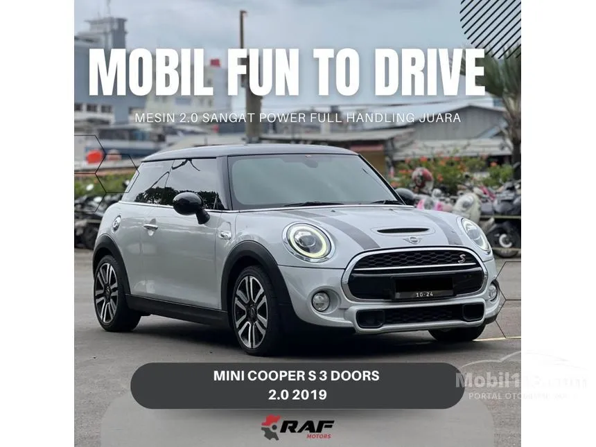 Jual Mobil MINI Cooper 2019 S 3 Door 2.0 di DKI Jakarta Automatic Hatchback Silver Rp 578.000.000