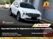 2024 Hyundai Santa Fe 2.2 Signature SUV Diesel Panoramic AT Putih NIK 2024 [GARANSI 5TH]
