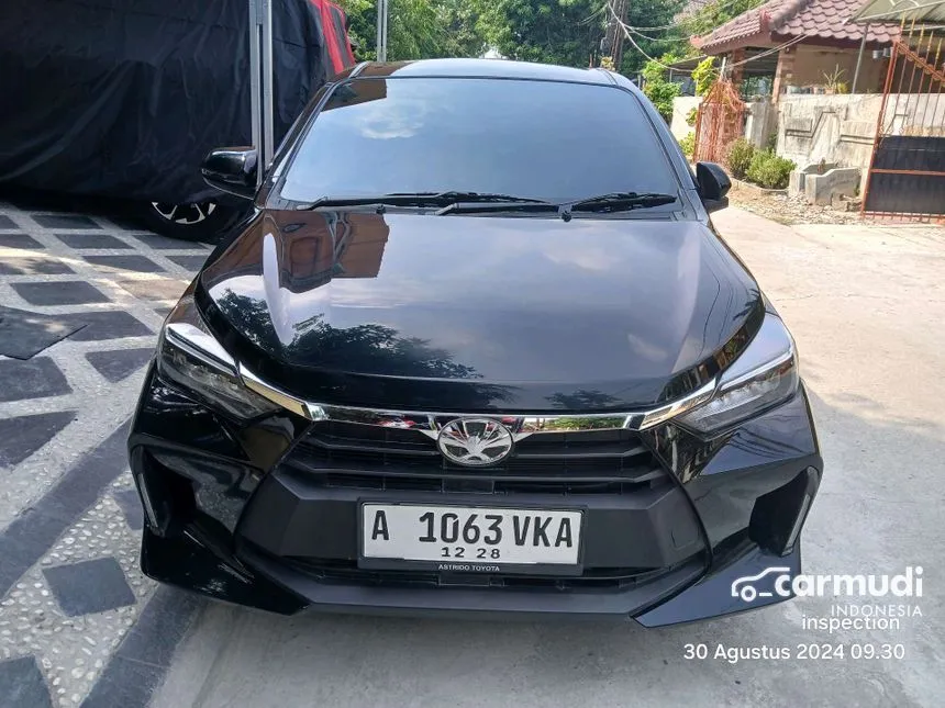 Jual Mobil Toyota Agya 2023 G 1.2 di Banten Manual Hatchback Hitam Rp 139.000.000