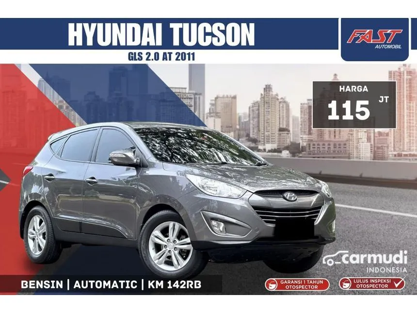 Jual Mobil Hyundai Tucson 2011 GLS 2.0 di DKI Jakarta Automatic SUV Abu