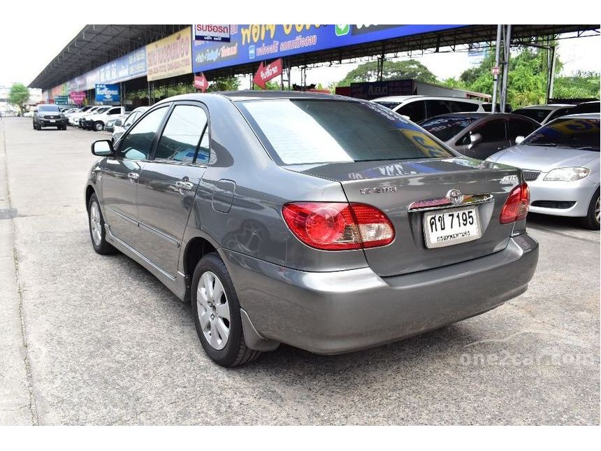 Altis 2004 Toyota Corolla Altis 2004 หน้าหมู (ปี 01-07) E 1.6 เกียร์อัตโนมัติ สี ...