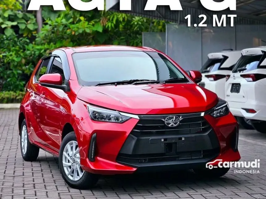 Jual Mobil Toyota Agya 2024 G 1.2 di Jawa Barat Automatic Hatchback Merah Rp 135.000.000