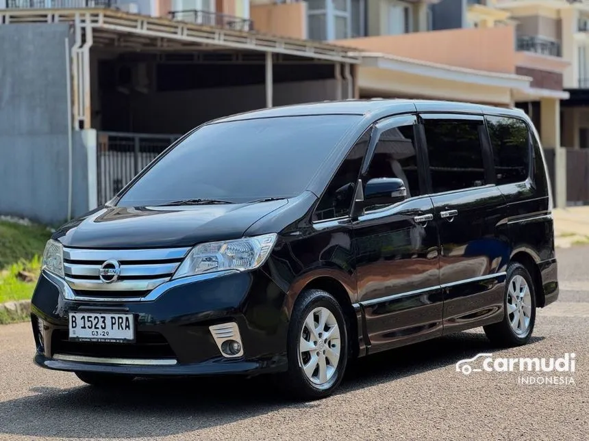 Jual Mobil Nissan Serena 2013 Highway Star 2.0 di Banten Automatic MPV Hitam Rp 135.000.000