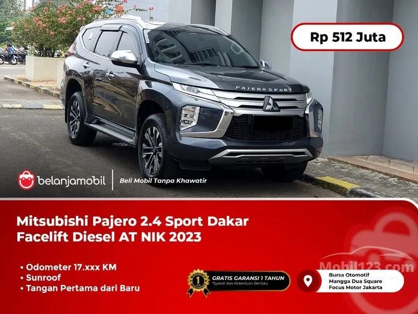 Jual Mobil Mitsubishi Pajero Sport 2023 Dakar 4x2 2.4 di DKI Jakarta Automatic SUV Abu