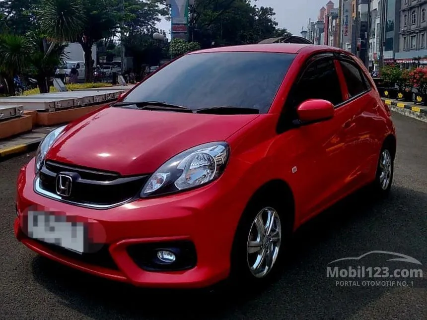 Jual Mobil Honda Brio 2017 Satya E 1.2 di DKI Jakarta Automatic Hatchback Merah Rp 112.000.000